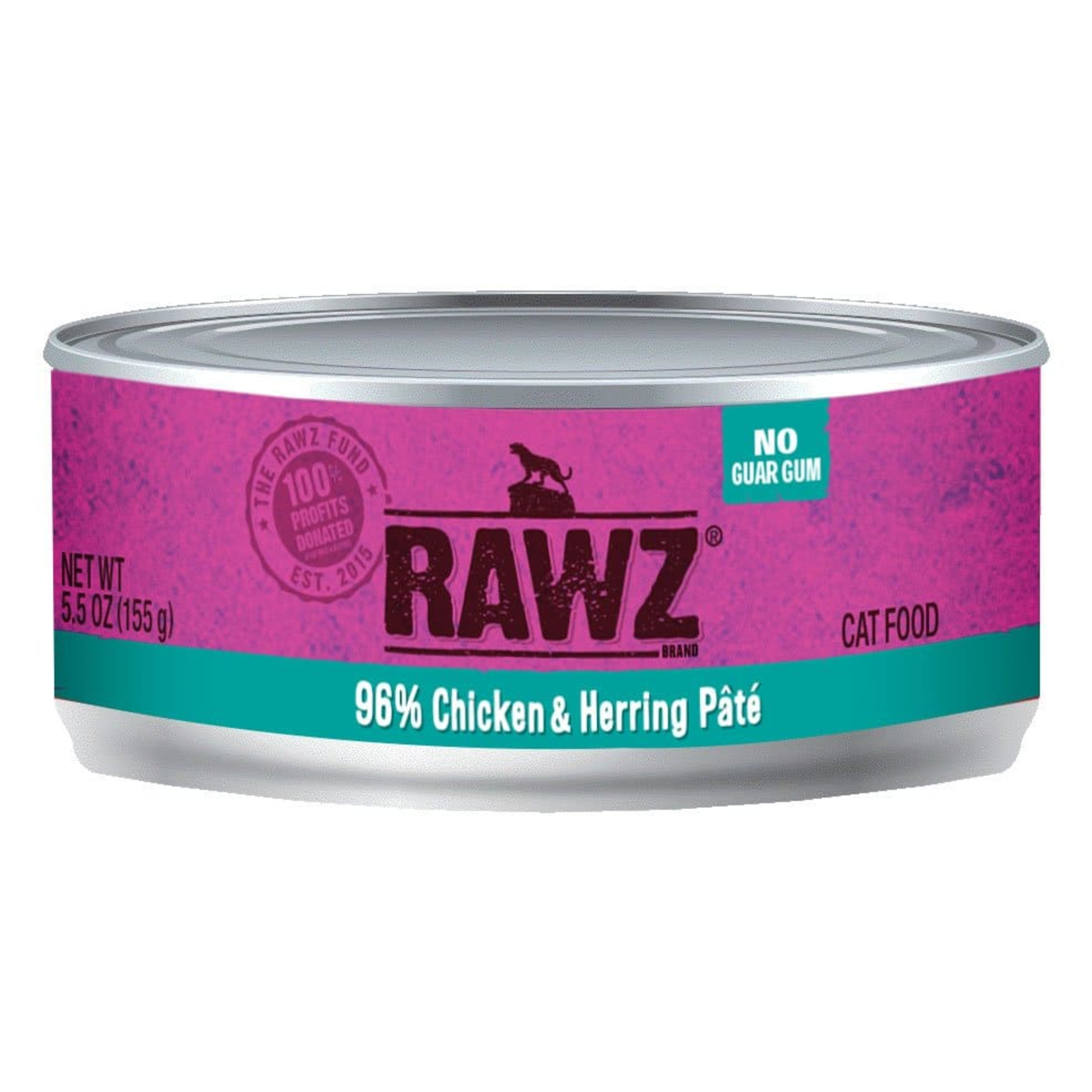 Rawz Natural Pet Food Rawz Natural Pet Food 96% Chicken & Herring Pâté Cat Food