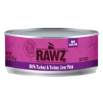 Rawz Natural Pet Food Rawz Natural Pet Food 96% Turkey & Turkey Liver Pâté Cat Food