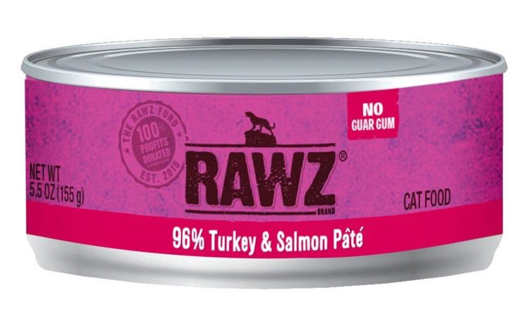 Rawz Natural Pet Food Rawz Natural Pet Food 96% Turkey & Salmon Pâté Cat Food