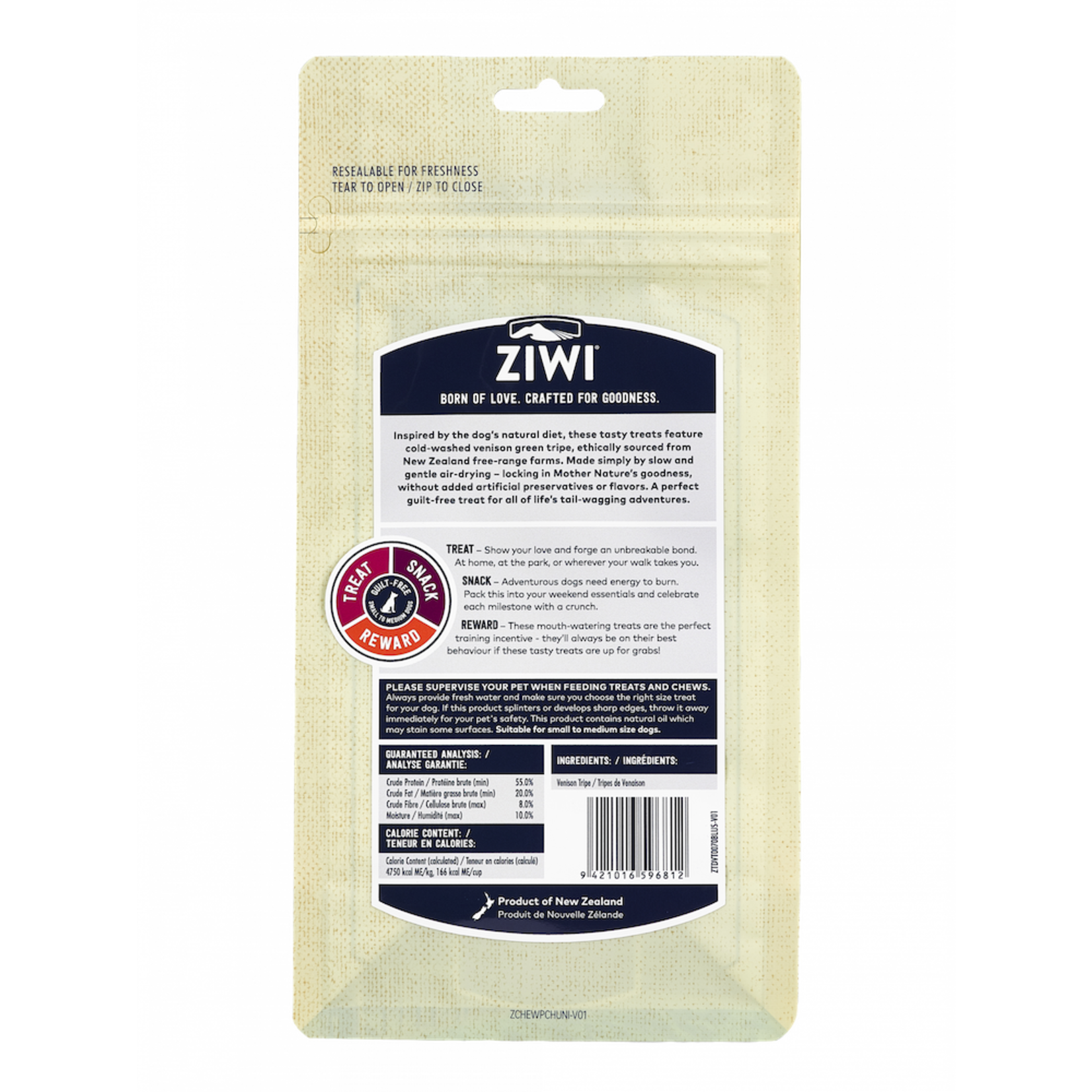 ZIWI Pets Ziwi Peak New Zealand Venison Green Tripe