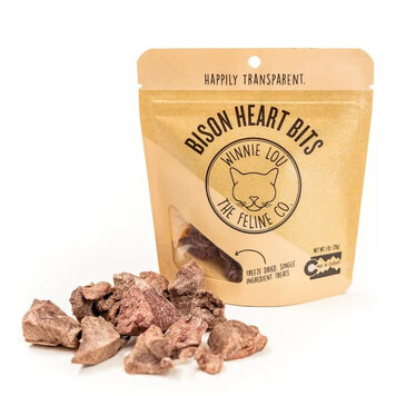 Winnie Lou - The Canine Company Winnie Lou Bison Heart Bits Cat Treats