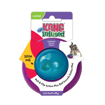KONG Company KONG Infused - Cat Gyro Food & Treat Dispenser