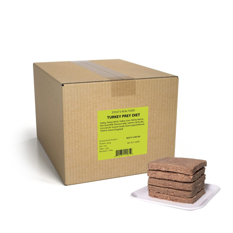 Steve's Real Food Steve's Real Food Prey Diet - Raw Frozen Turkey Patties