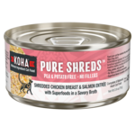 Koha Pet Food Koha Pet Food Pure Shreds - Shredded Chicken Breast & Salmon Entrée for Cats