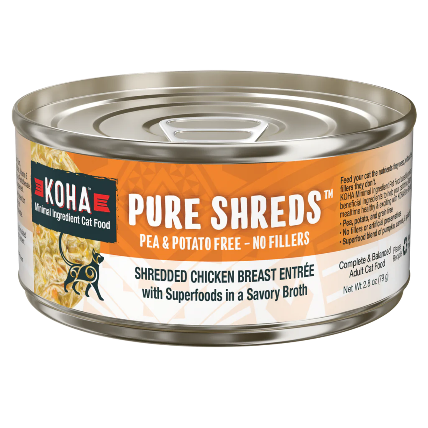 Koha Pet Food Koha Pet Food Pure Shreds - Shredded Chicken Breast Entrée for Cats