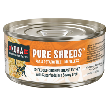 Koha Pet Food Koha Pet Food Pure Shreds - Shredded Chicken Breast Entrée for Cats