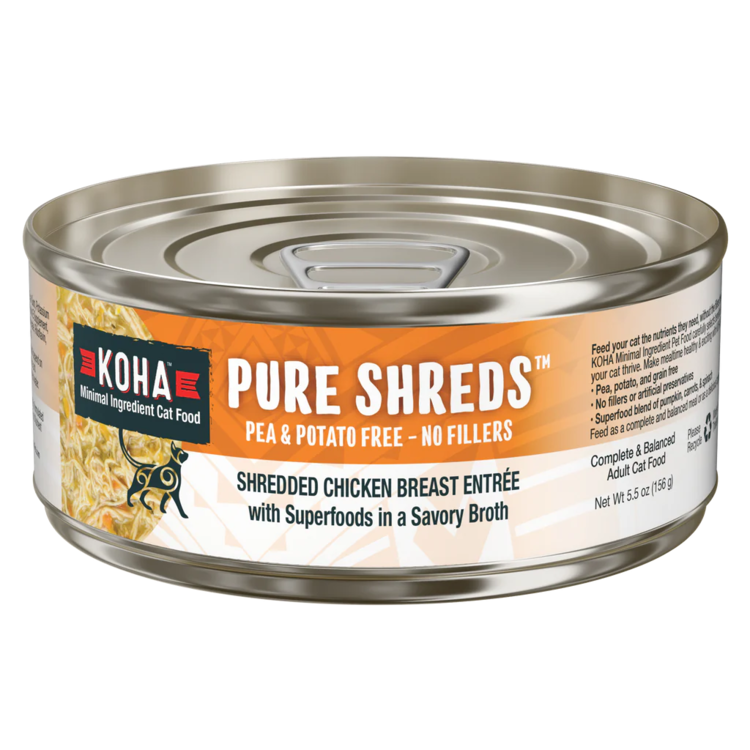 Koha Pet Food Koha Pet Food Pure Shreds - Shredded Chicken Breast Entrée for Cats