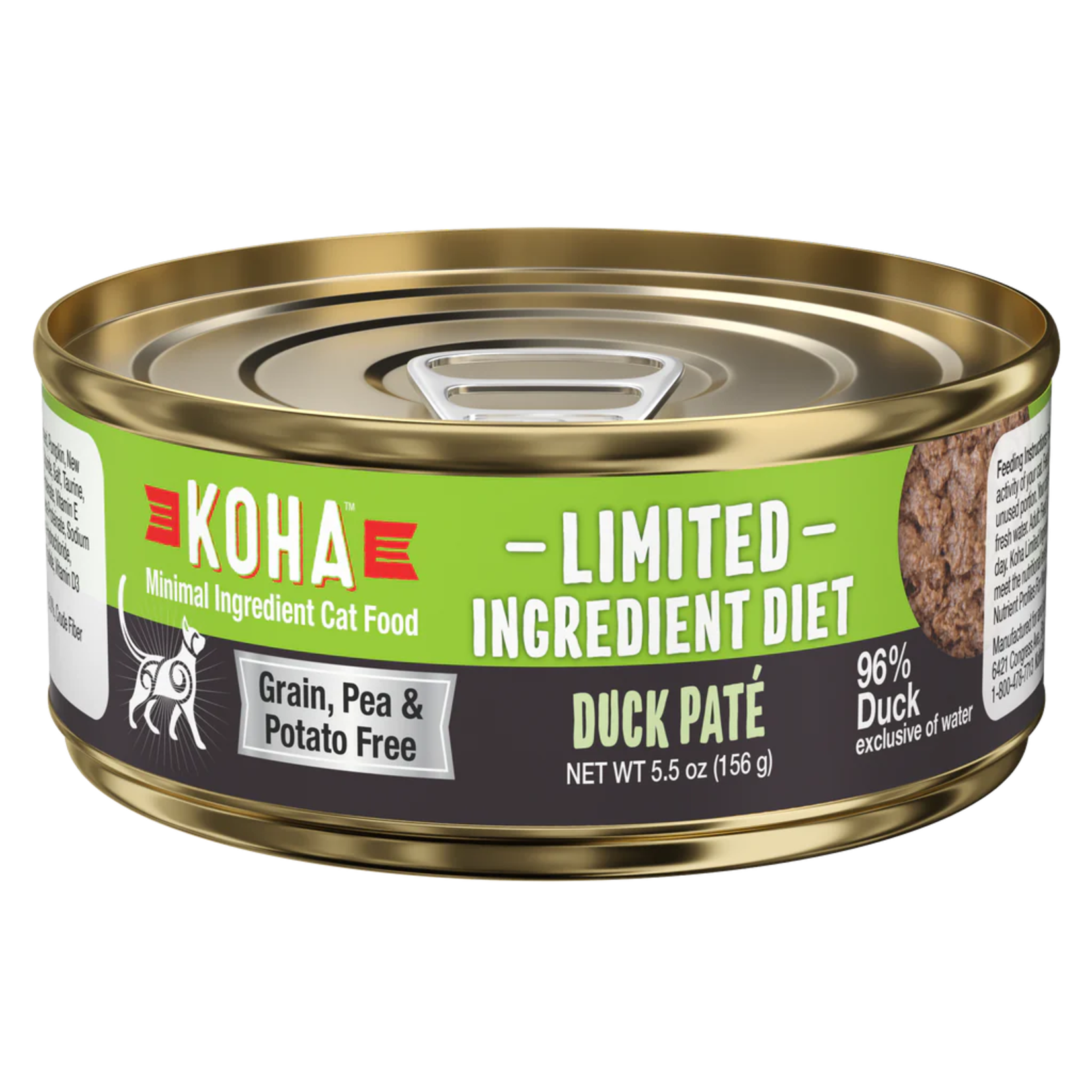 Koha Pet Food Koha Pet Food Limited Ingredient Diet - Duck Paté for Cats