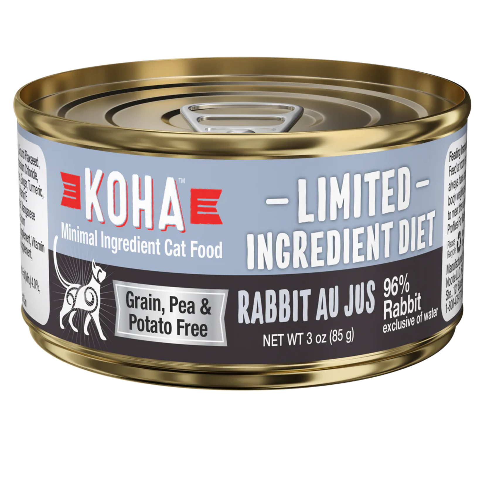 Koha Pet Food Koha Pet Food Limited Ingredient Diet - Rabbit Au Jus for Cats