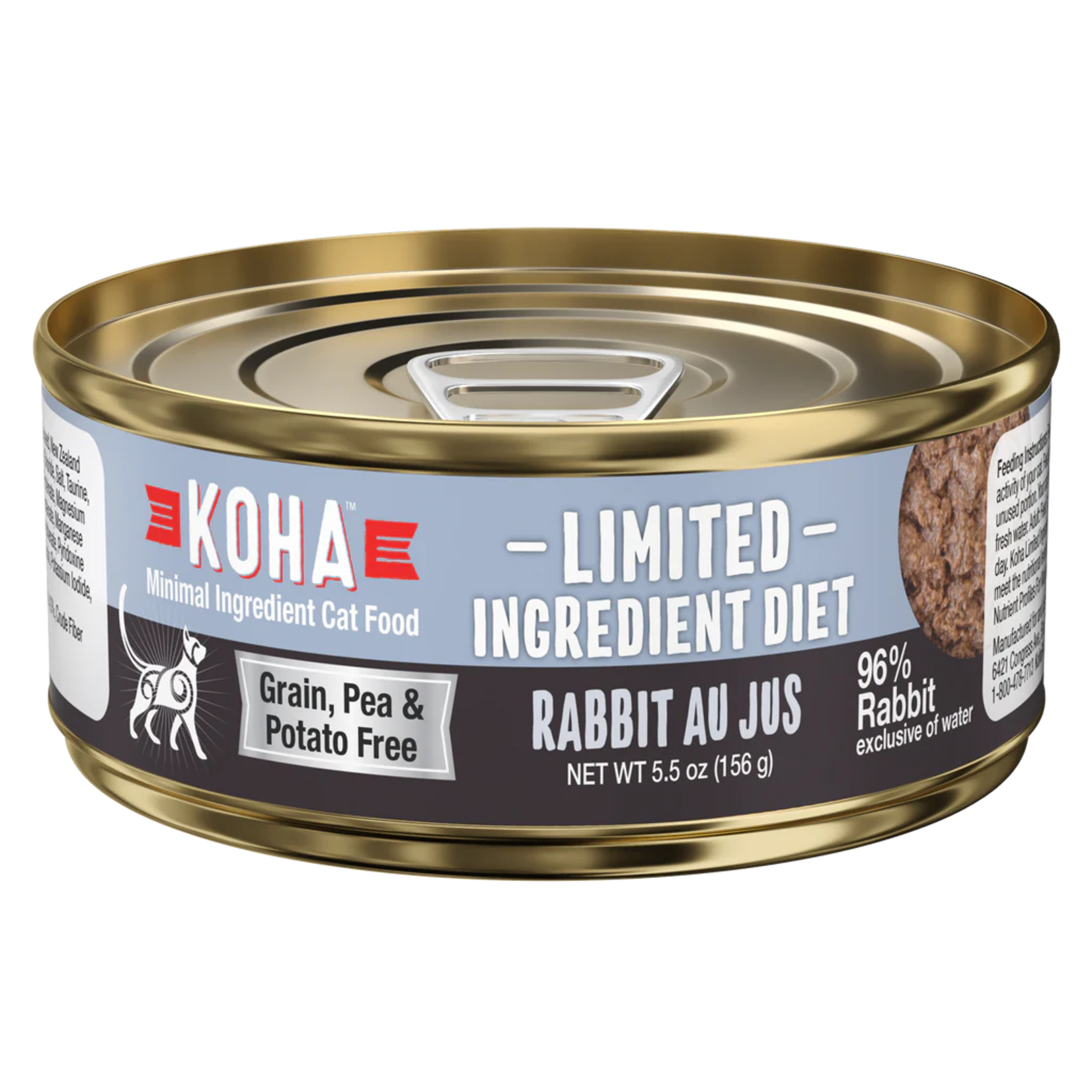 Koha Pet Food Koha Pet Food Limited Ingredient Diet - Rabbit Au Jus for Cats
