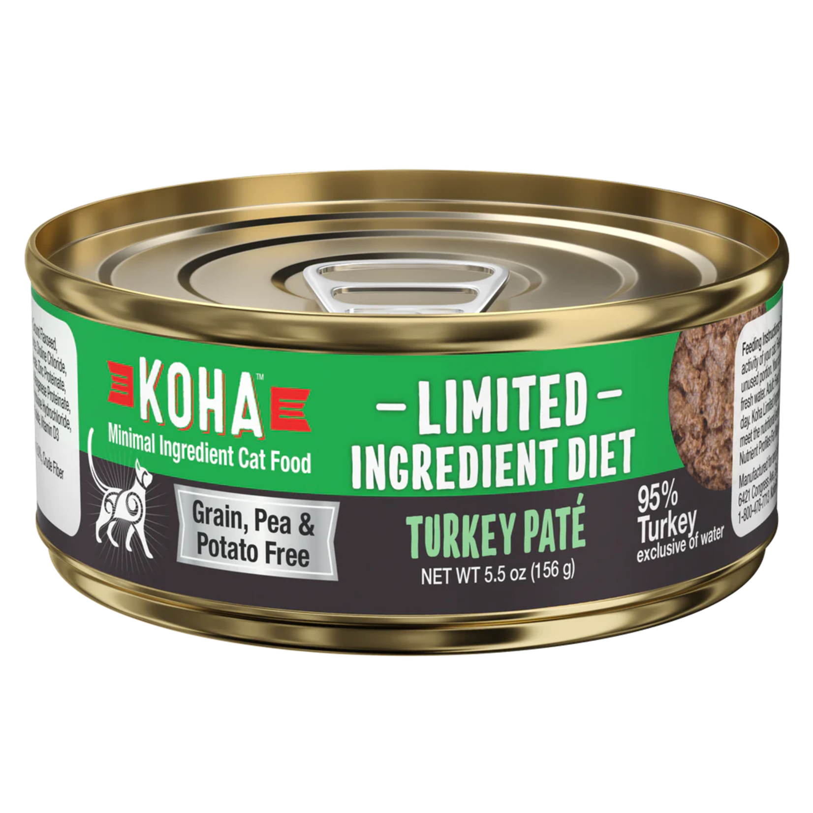 Koha Pet Food Koha Pet Food Limited Ingredient Diet - Turkey Paté for Cats