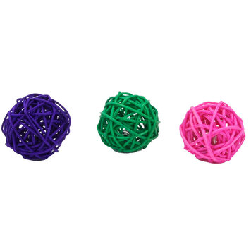 Coastal Pet Products Turbo Wicker Ball Bulk Cat Toy