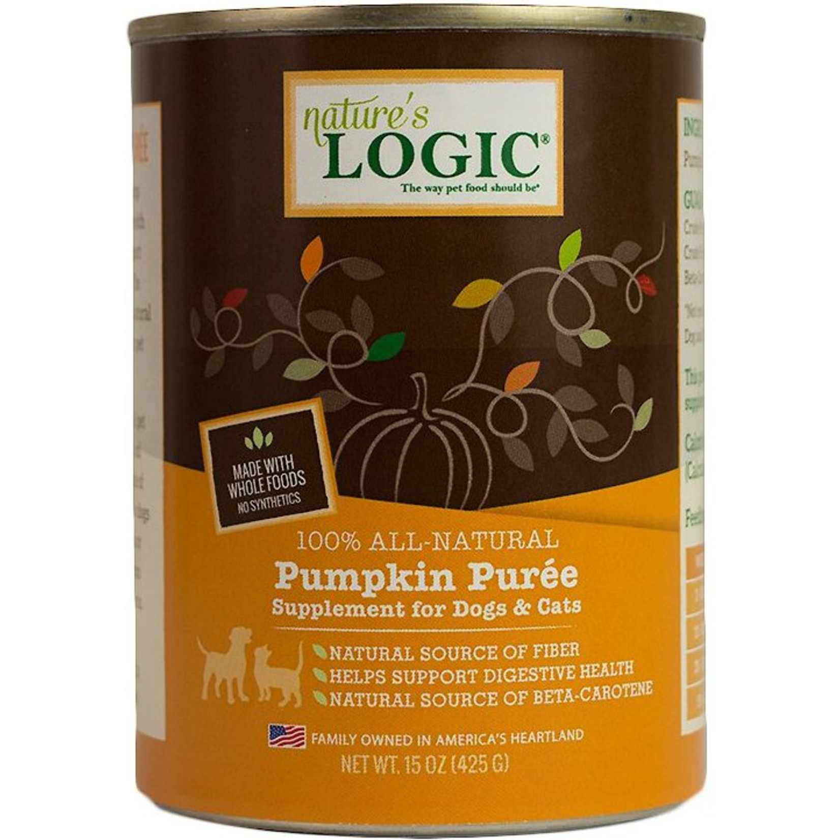 Nature's Logic Nature's Logic Pumpkin Purée Supplement for Dogs & Cats