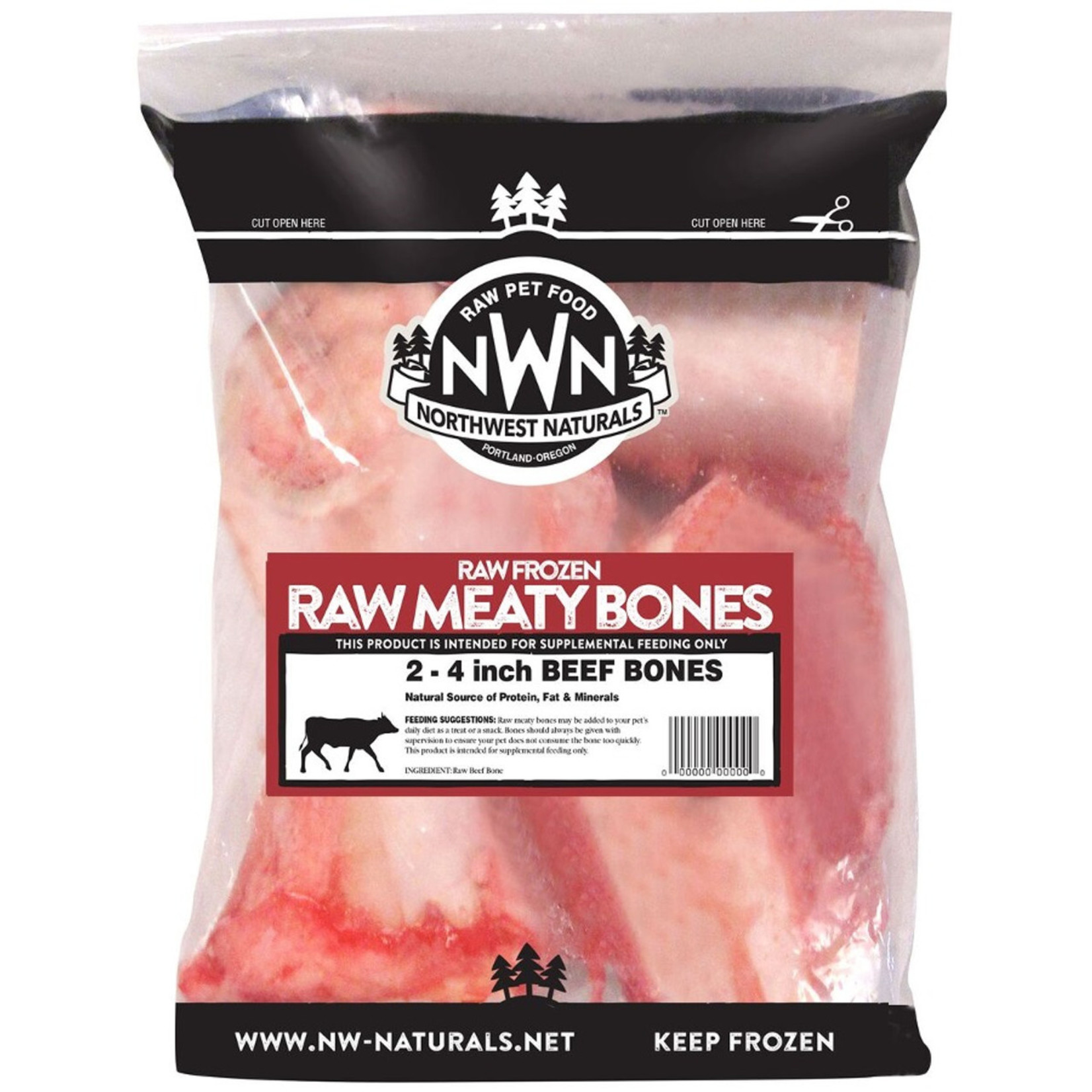 Northwest Naturals Northwest Naturals Frozen Raw Beef Bones 3"-5" (Medium)