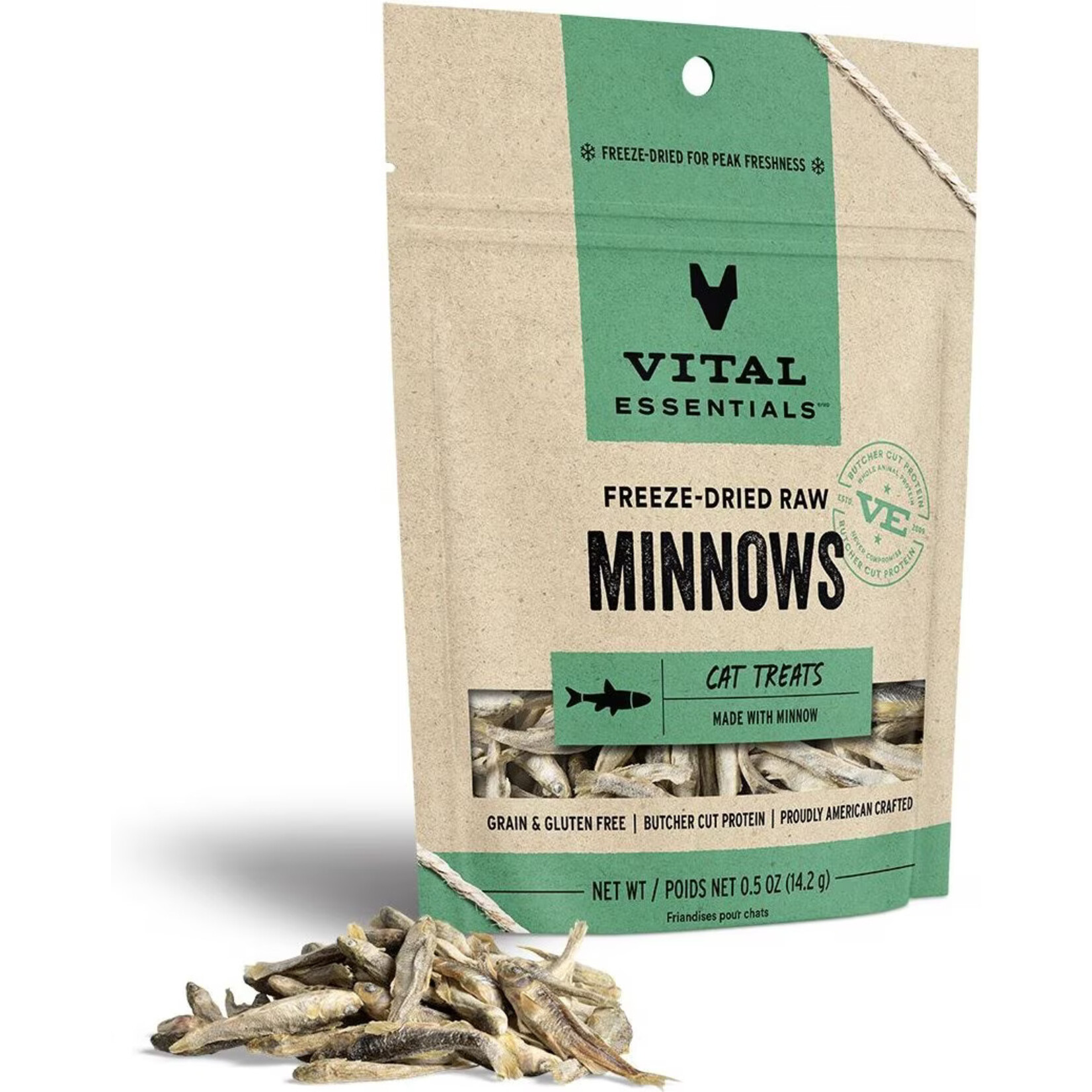 Vital Essentials Vital Essentials Freeze-Dried Raw Minnows Cat Treats