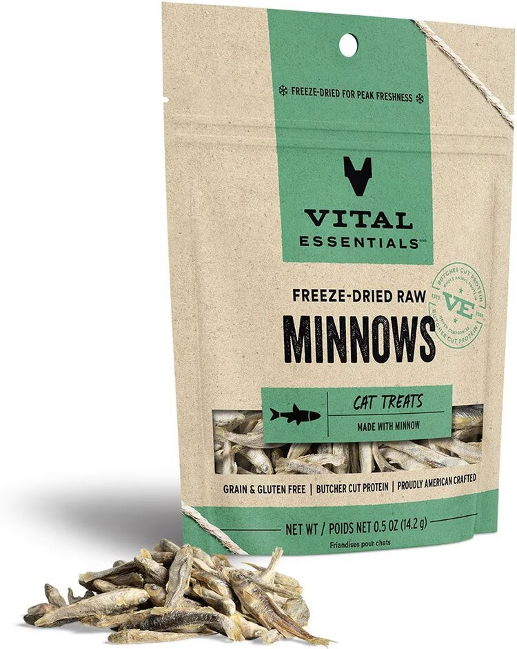 Vital Essentials Vital Essentials Freeze-Dried Raw Minnows Cat Treats