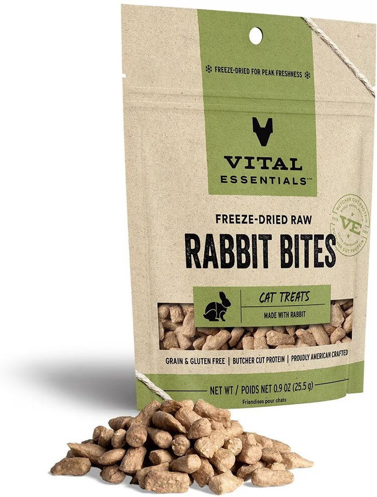 Vital Essentials Vital Essentials Freeze-Dried Raw Rabbit Bites Cat Treats