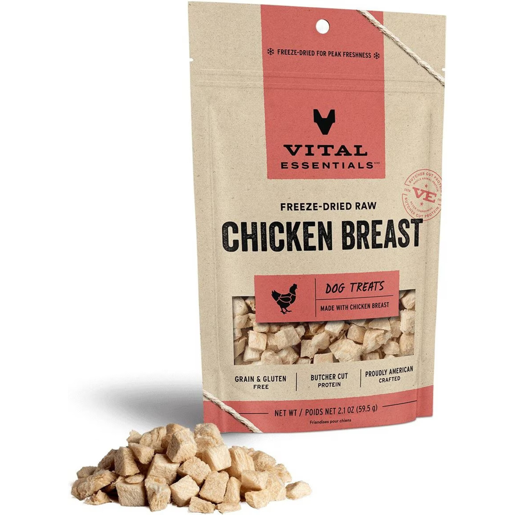 Vital Essentials Vital Essentials Freeze-Dried Raw Chicken Breast Dog Treats