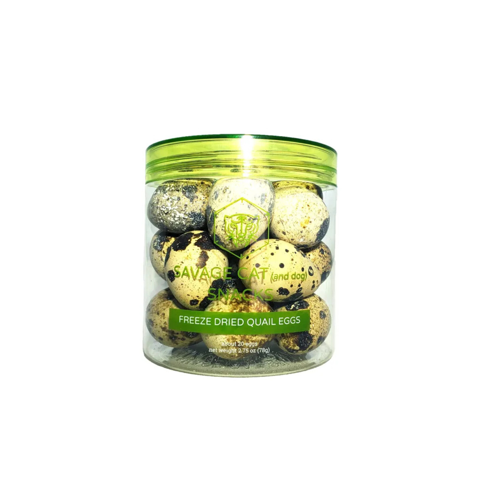 Savage Cat Food Savage Cat (and Dog) Snacks - Freeze-Dried Quail Egg Topper