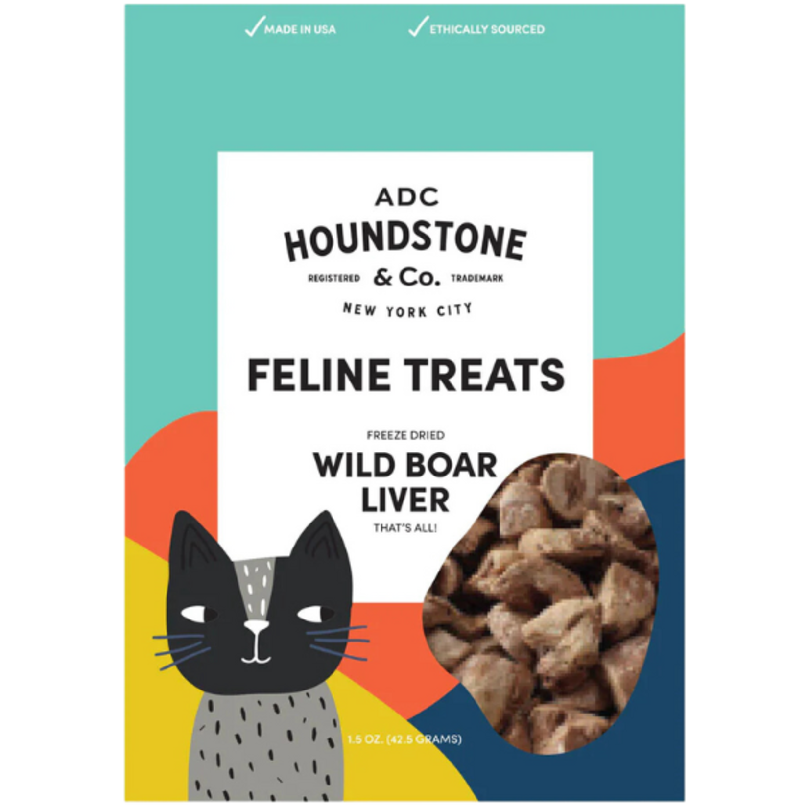 ADC Houndstone & Co. ADC Houndstone & Co. Feline Treats - Freeze Dried Wild Boar Liver Treats