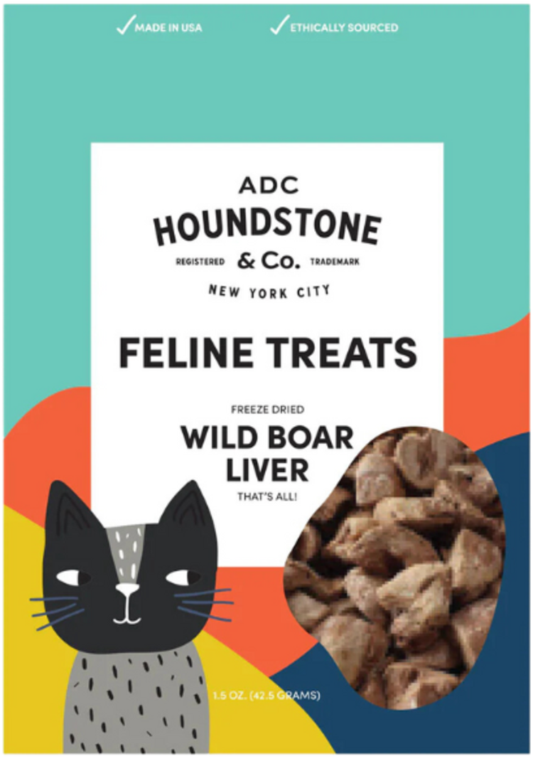 ADC Houndstone & Co. ADC Houndstone & Co. Feline Treats - Freeze Dried Wild Boar Liver Treats