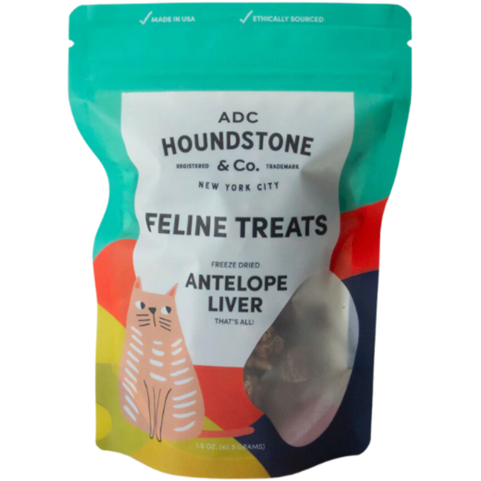 ADC Houndstone & Co. ADC Houndstone & Co. Feline Treats - Freeze Dried Antelope Liver Treats