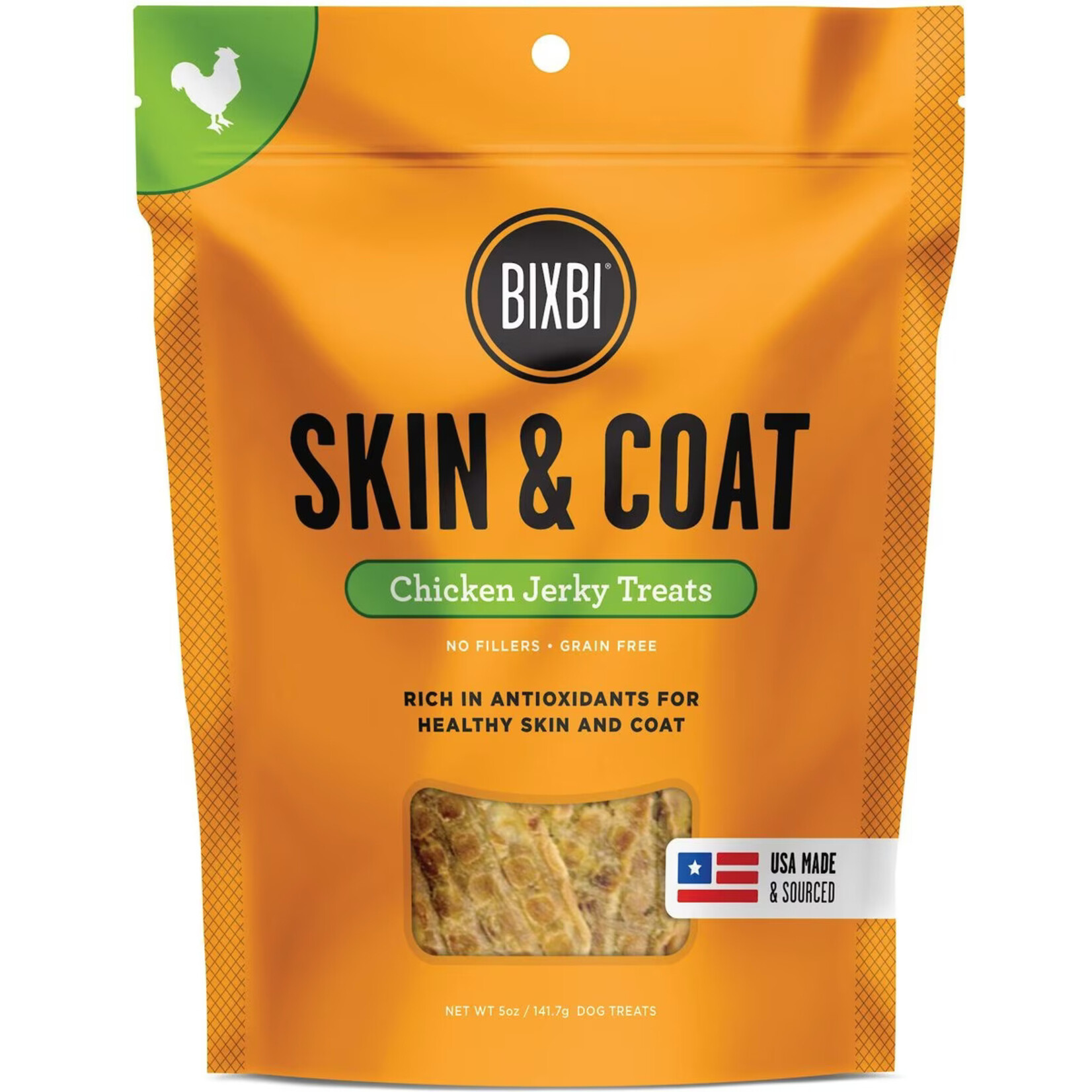 Bixbi Bixbi Skin & Coat - Chicken Jerky Treats