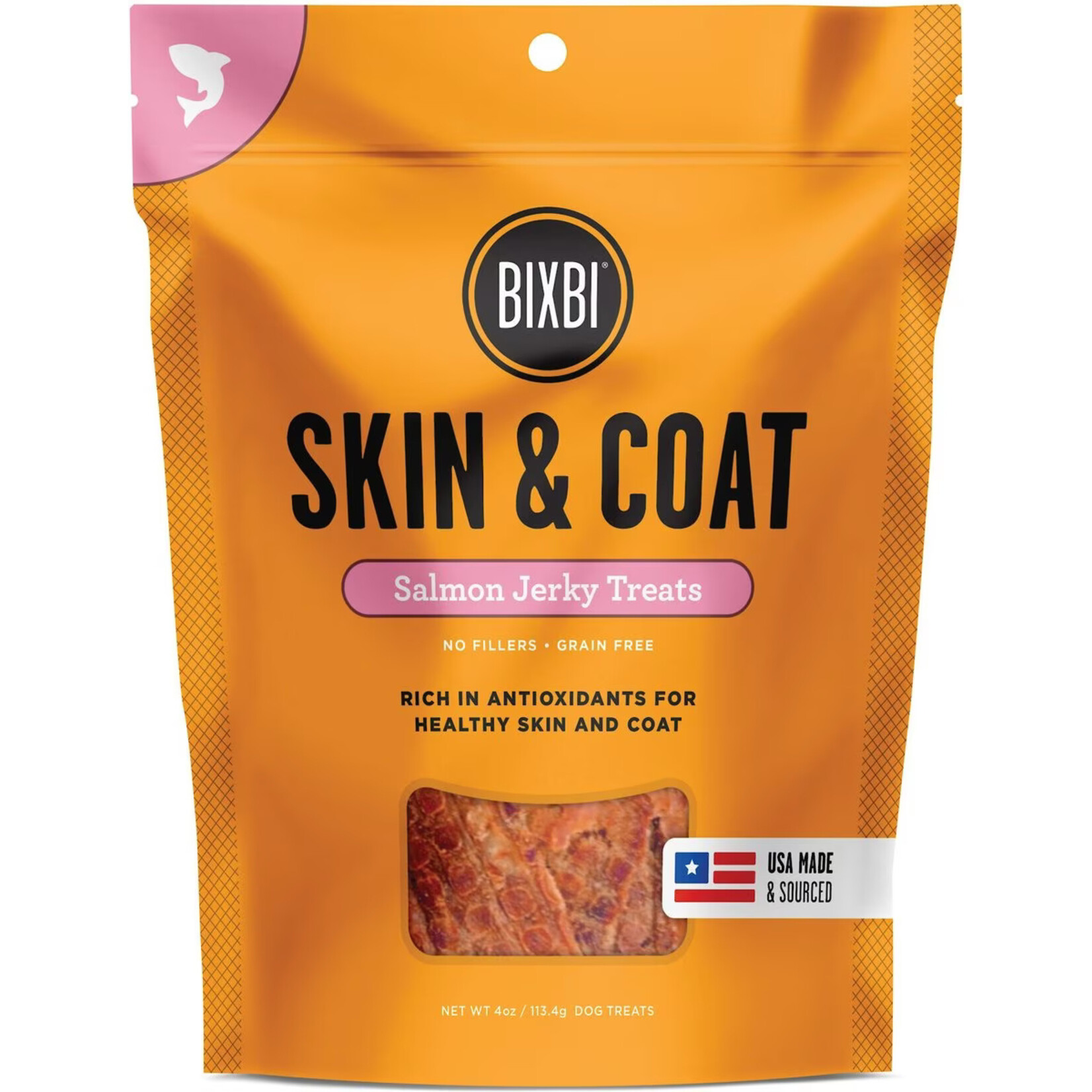 Bixbi Bixbi Skin & Coat - Salmon Jerky Treats