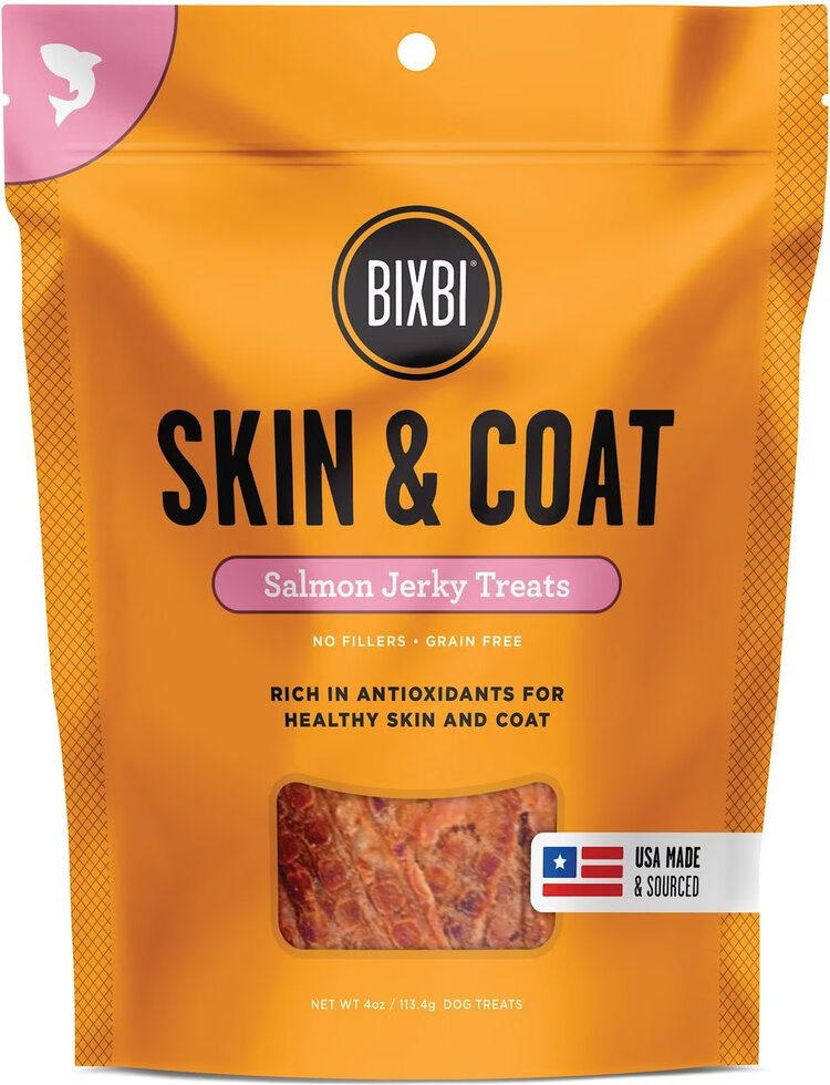 Bixbi Bixbi Skin & Coat - Salmon Jerky Treats