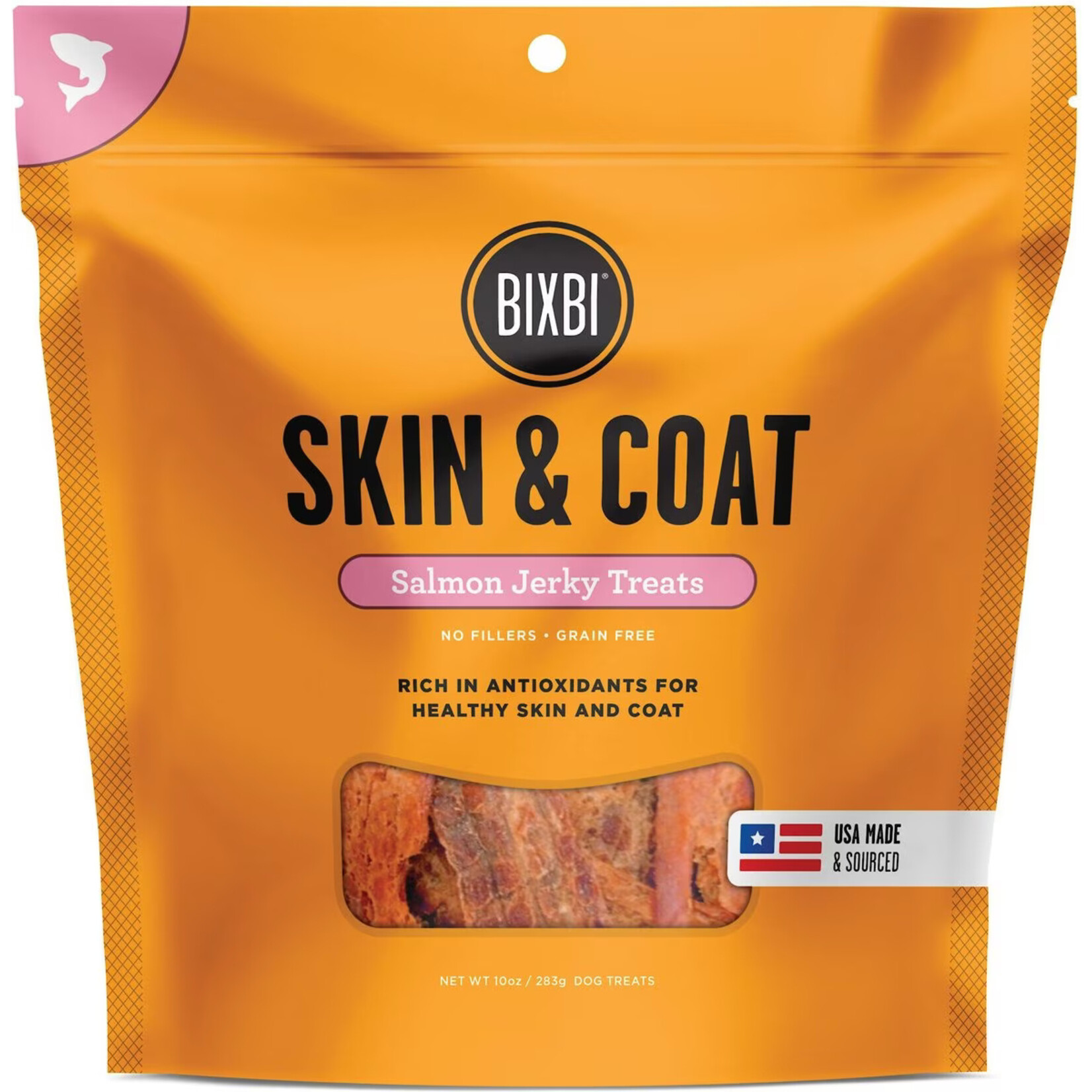 Bixbi Bixbi Skin & Coat - Salmon Jerky Treats