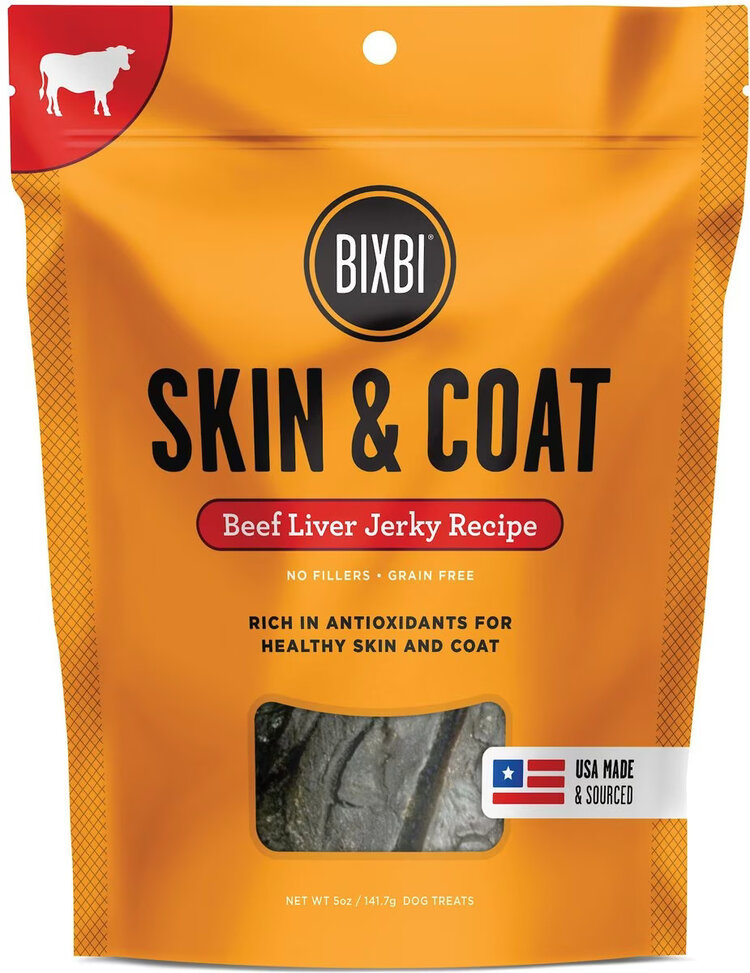 Bixbi Bixbi Skin & Coat - Beef Liver Jerky Recipe