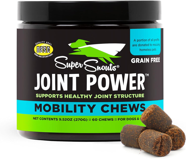 Diggin Your Dog Super Snouts Joint Power Mobility Chews for Dogs & Cats