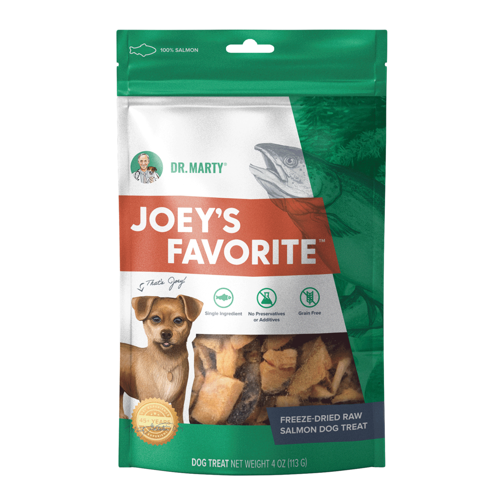 Dr. Marty Dr. Marty Joey's Favorite Freeze-Dried Raw Salmon Dog Treat