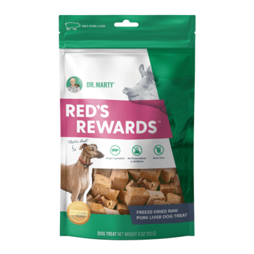 Dr. Marty Dr. Marty Red's Rewards Freeze-Dried Raw Pork Liver Dog Treat