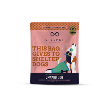 GivePet GivePet Upward Dog Banana, Peanut Butter & Chia Seed Soft Trainers