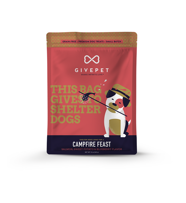 GivePet GivePet Campfire Feast Salmon, Sweet Potato & Blueberry Flavor Biscuit Treats