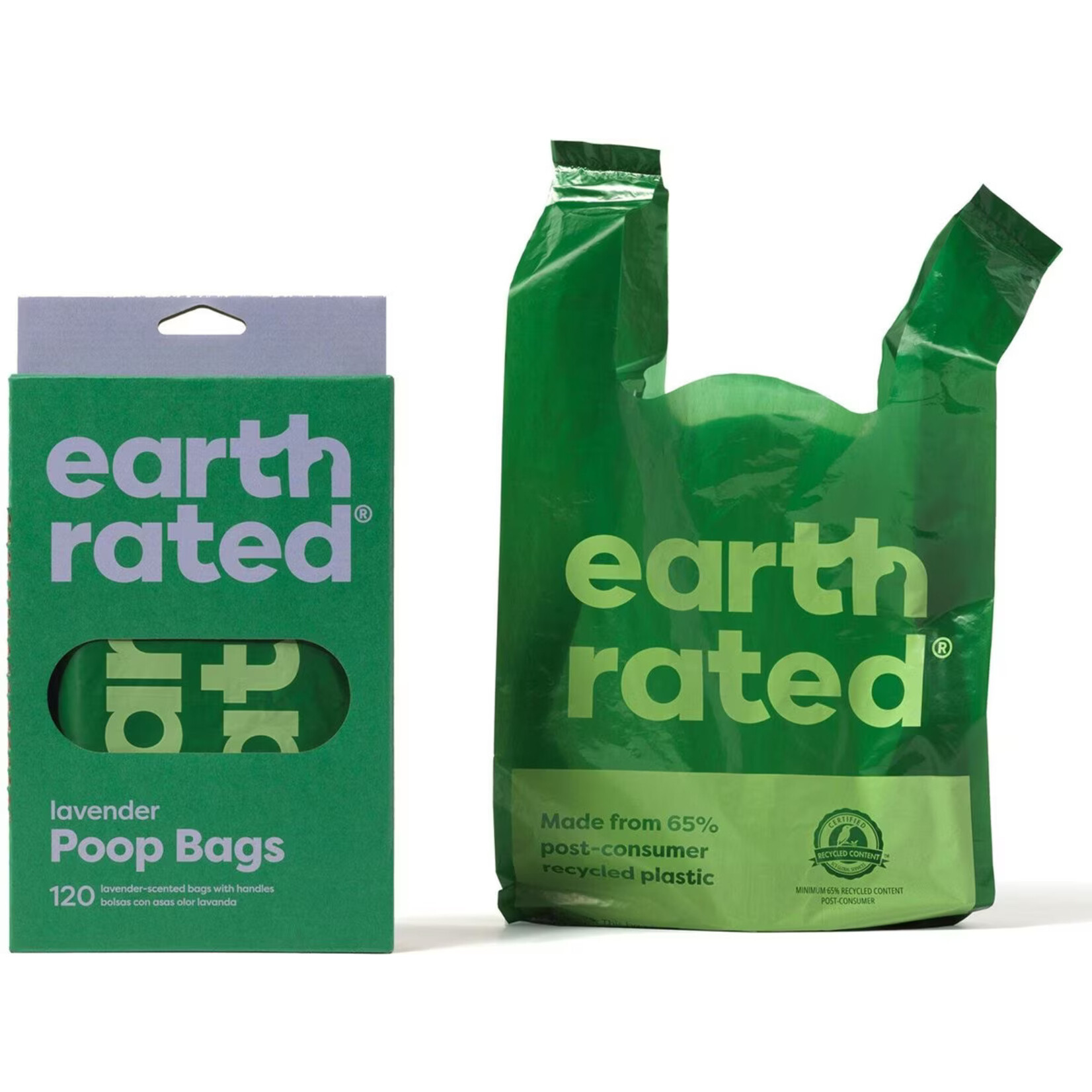 Earth Rated Earth Rated Lavender Scented Poop Bags Handle Bags