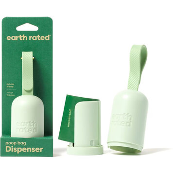 Earth Rated Earth Rated Green Dispenser with 15 Poop Bags
