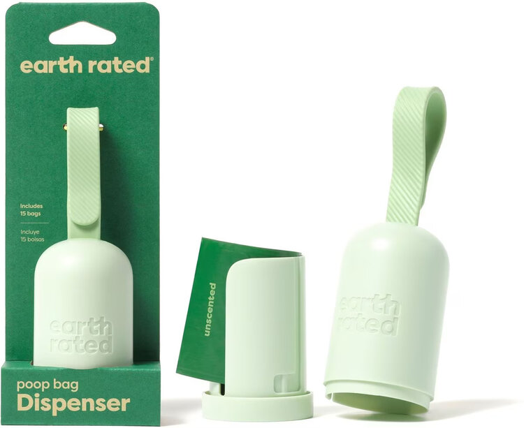 Earth Rated Earth Rated Green Dispenser with 15 Poop Bags