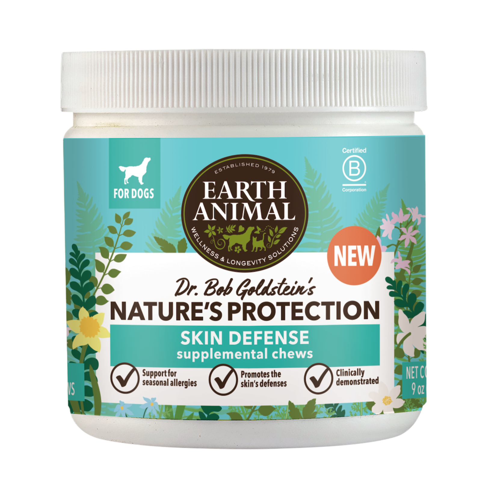 Earth Animal Earth Animal Nature's Protection - Skin Defense Supplemental Chews for Dogs