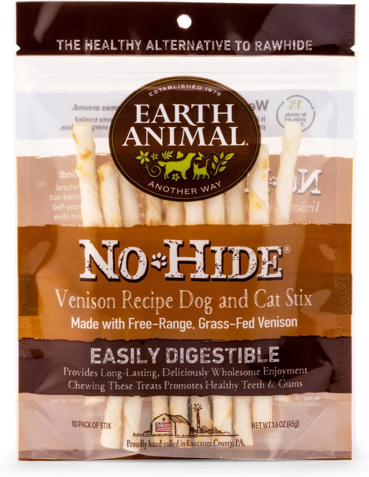 Earth Animal Earth Animal No-Hide Stix - Venison Recipe for Dogs and Cats