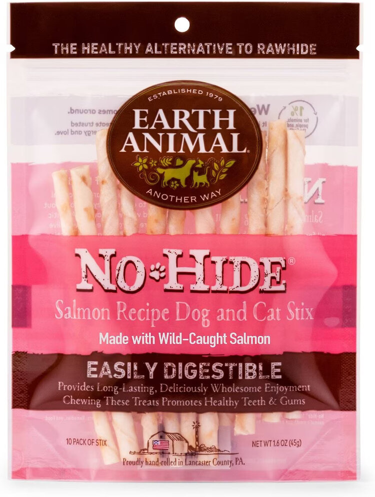 Earth Animal Earth Animal No-Hide Stix - Salmon Recipe for Dogs and Cats