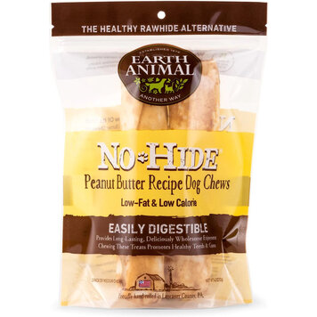 Earth Animal Earth Animal No-Hide Chews - 7" Peanut Butter Recipe for Dogs