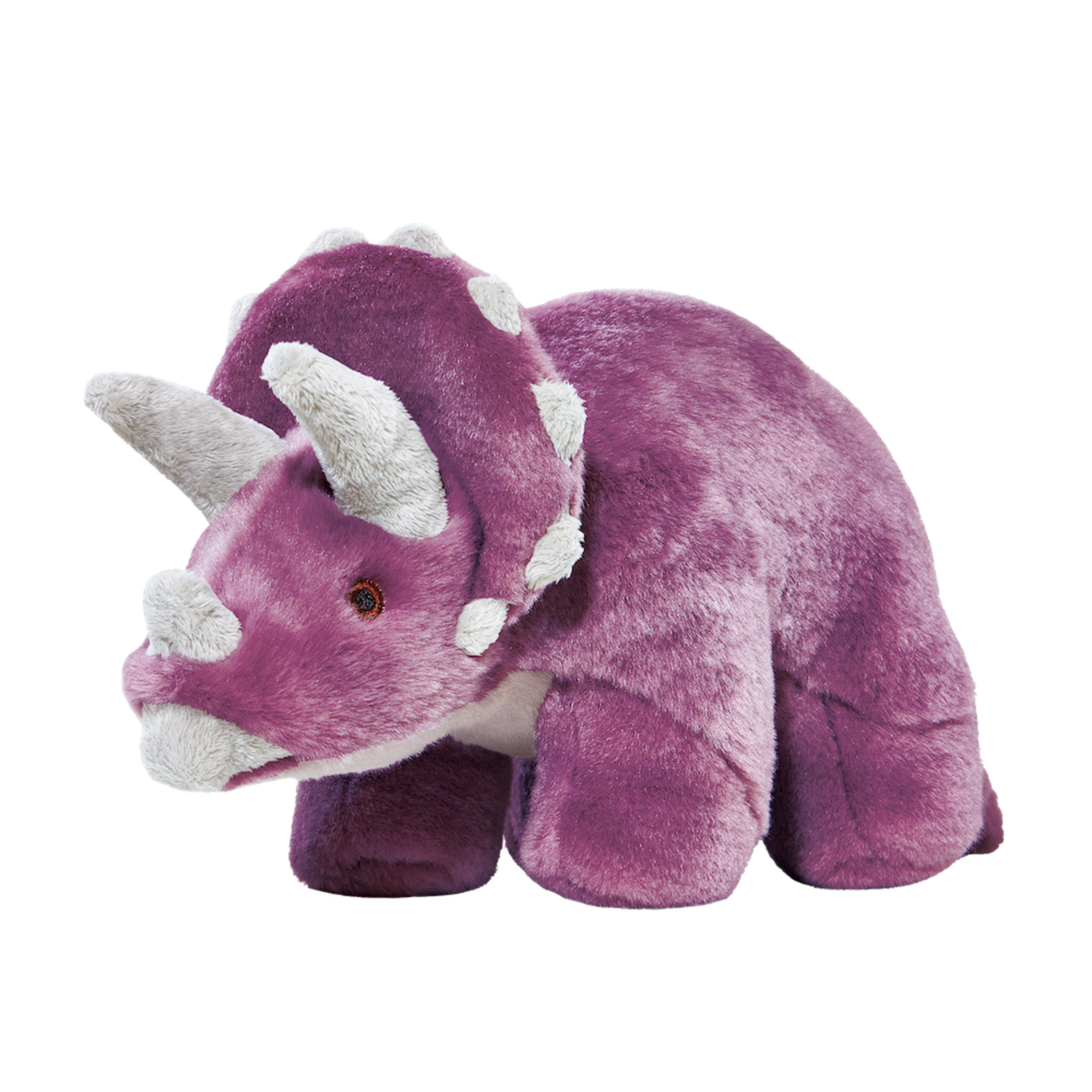 Fluff Tuff Charlie Triceratops Toy Off the Leash Modern Pet