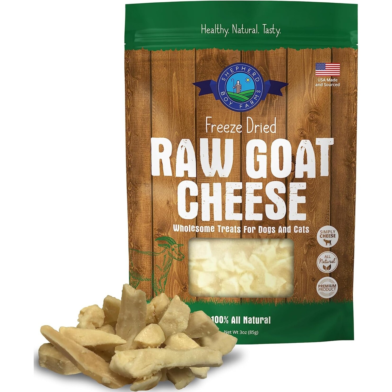 Shepherd Boy Farms Shepherd Boy Farms Freeze Dried Raw Goat Cheese Treats