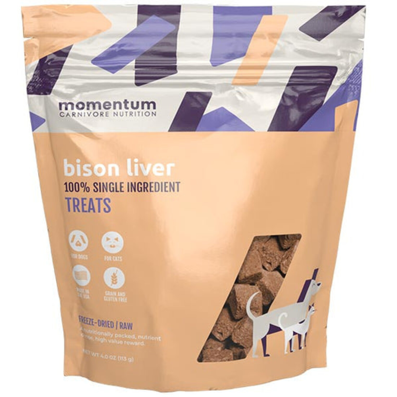 Momentum Carnivore Nutrition Momentum Carnivore Nutrition Bison Liver Treats