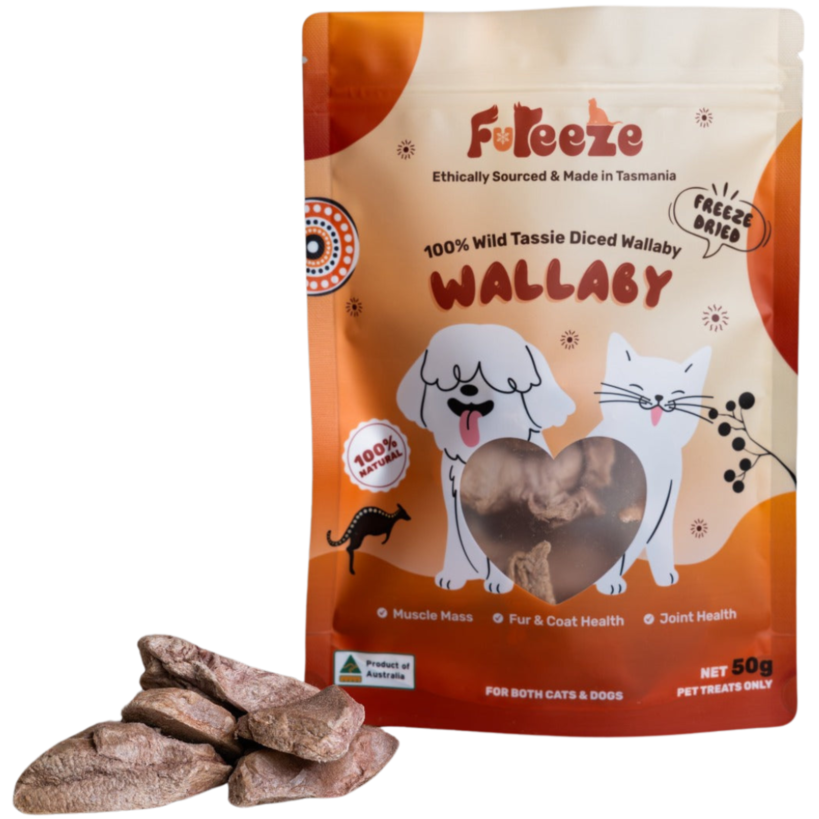 Fureeze Fureeze Freeze Dried Wallaby Treats