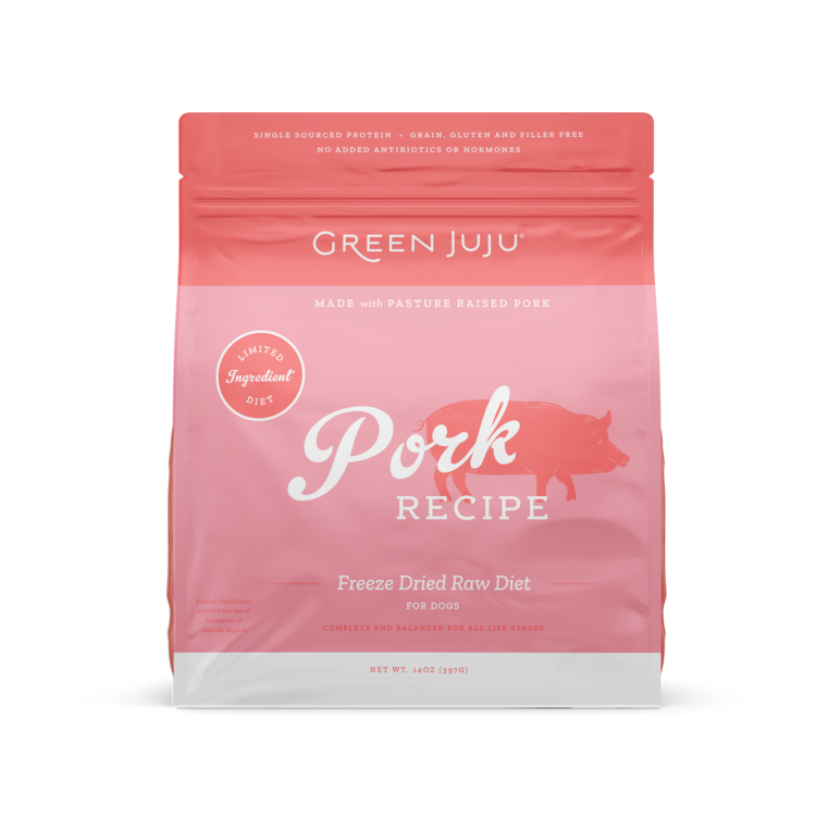 Green Juju Green Juju Freeze Dried Raw Diet - Pork Recipe