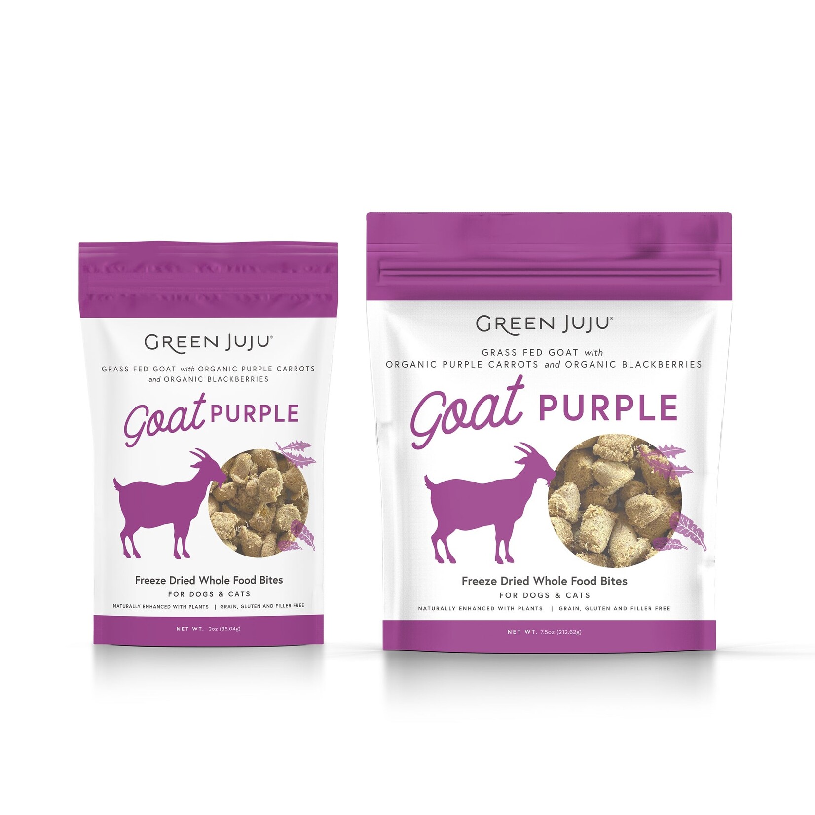 Green Juju Green Juju Freeze Dried Whole Food Bites - Goat Purple