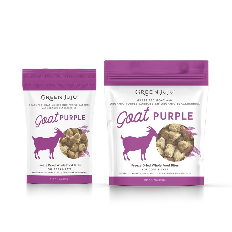 Green Juju Green Juju Freeze Dried Whole Food Bites - Goat Purple